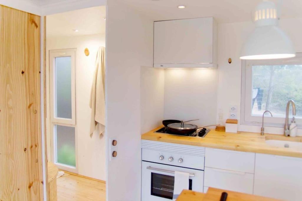 Eco Tiny Home & Office For Digital Nomads Vallmoll Exterior foto